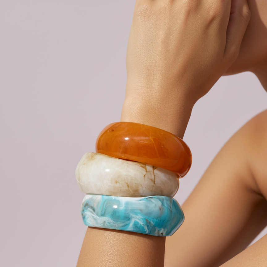 Lucite Bangles