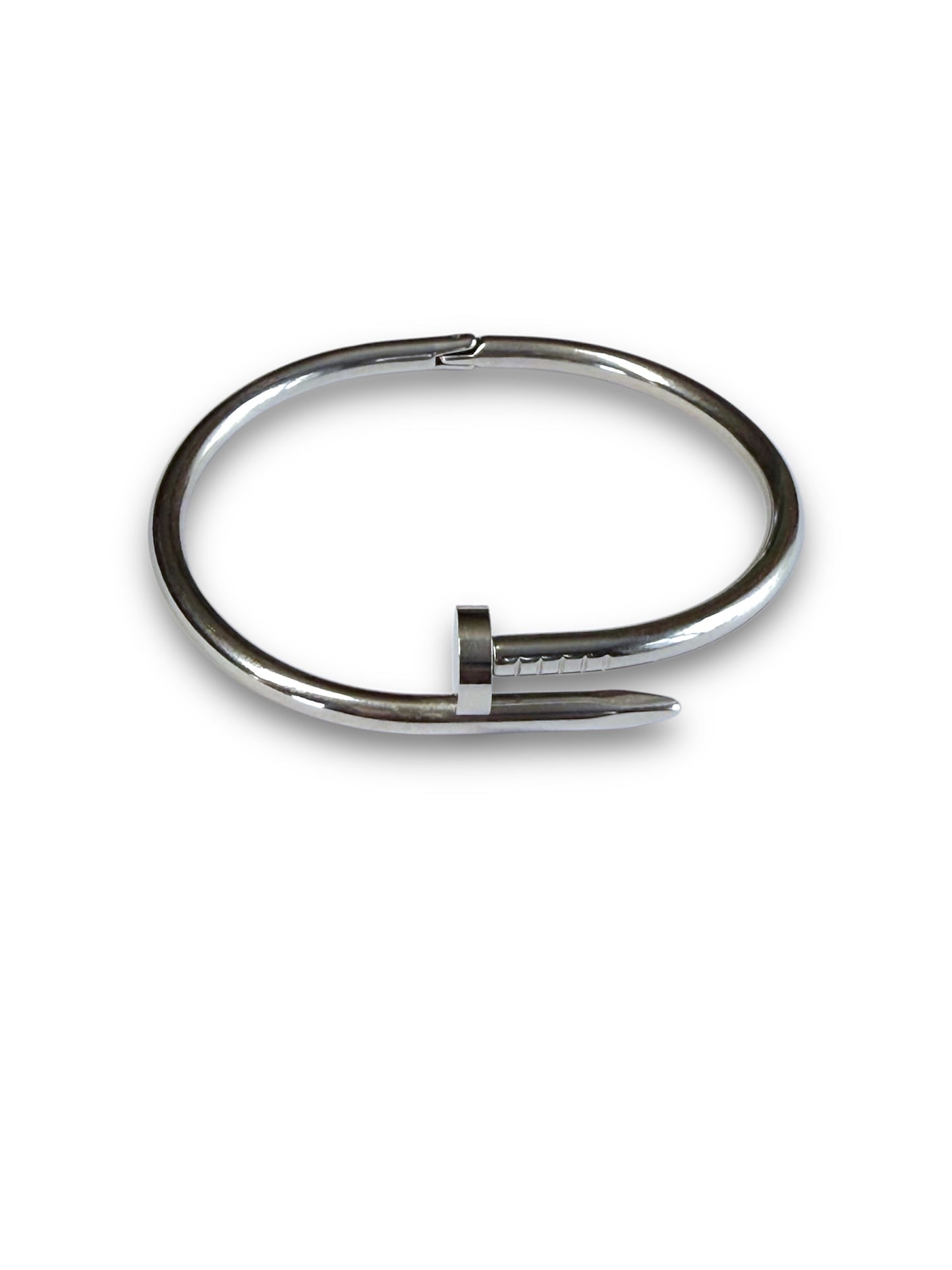 Silver Nailed It Bangle