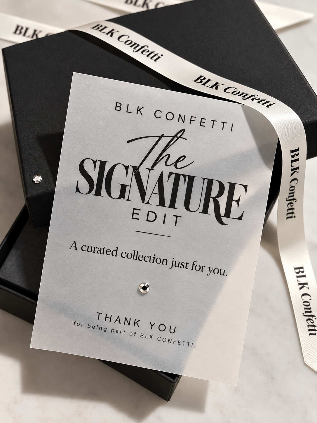 BLK Confetti Signature Edit curated jewelry and accessories mystery box