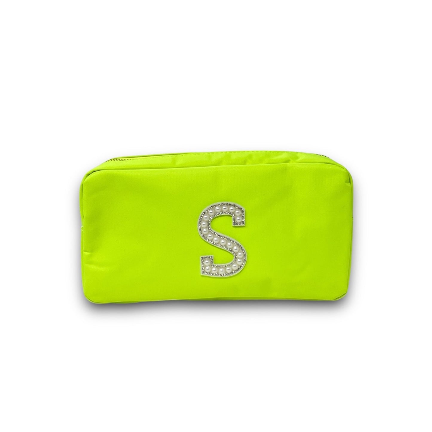 Neon Yellow Cosmetic Bag