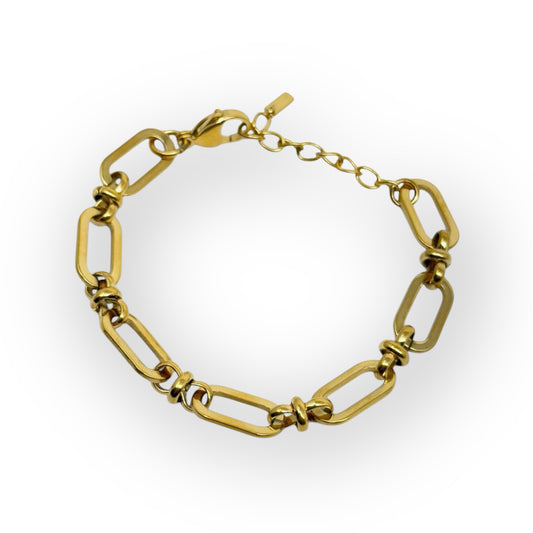 Linda Stainless Steel Gold Bracelet