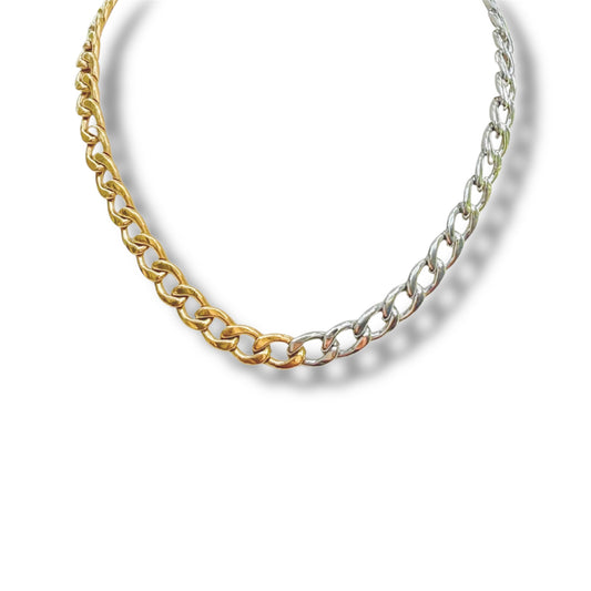 Trading Places 2 Tone Necklace