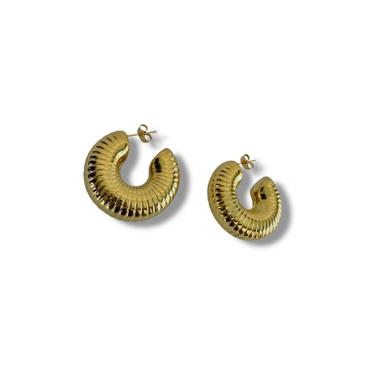 Jada Gold Hoop Earrings