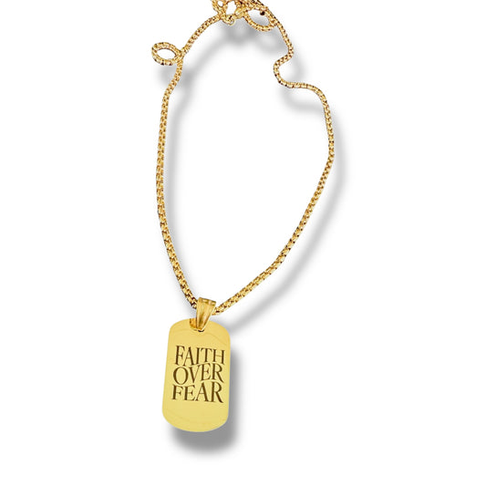 Faith Over Fear Necklace