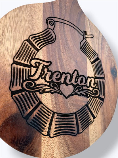 Trenton Bamboo Earring Charcuterie Board