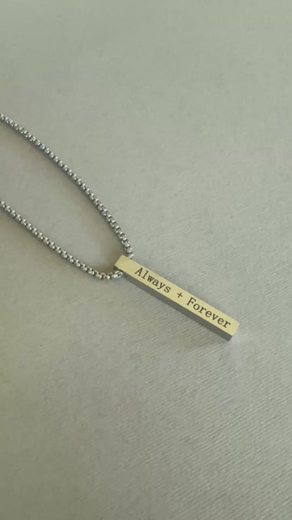 Always and Forever Silver Necklace